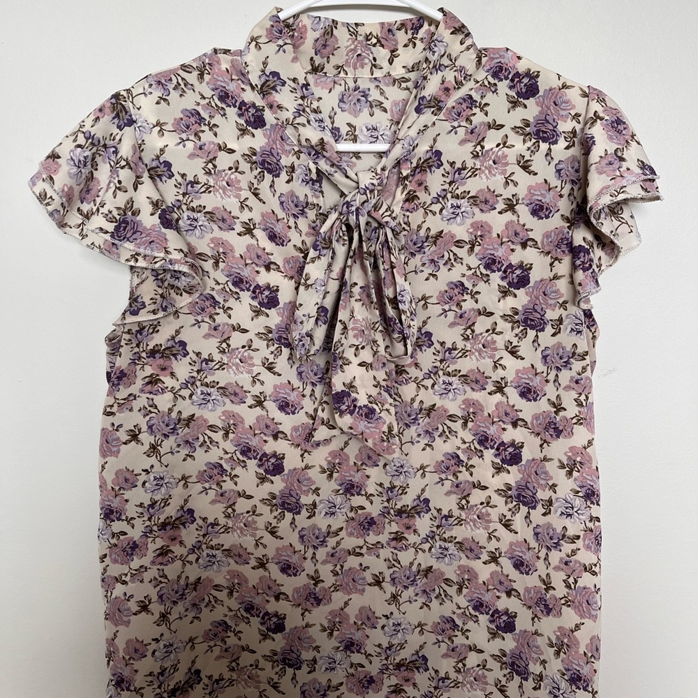 Floral Print Women's Top